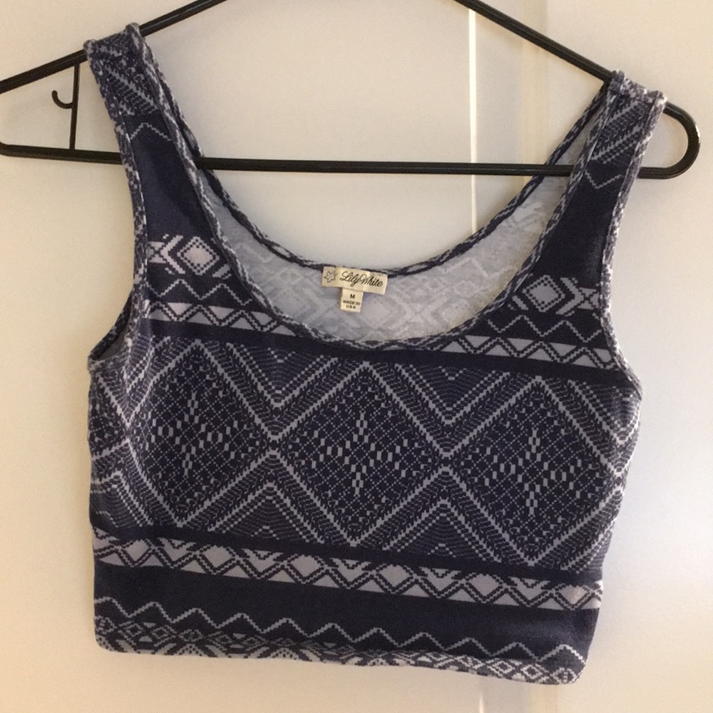 Tribal Crop Top Tank